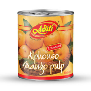 ADITI -ALPHONSO MANGO PULP (NATURAL)-850 GM-FRONT