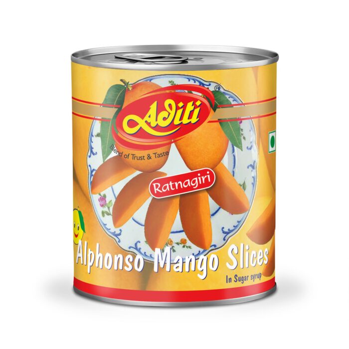 Alphonso Mango Slices in Sugar Syrup 850 gm