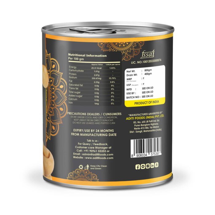 Tandoor Mushroom in Brine 800 gm_2