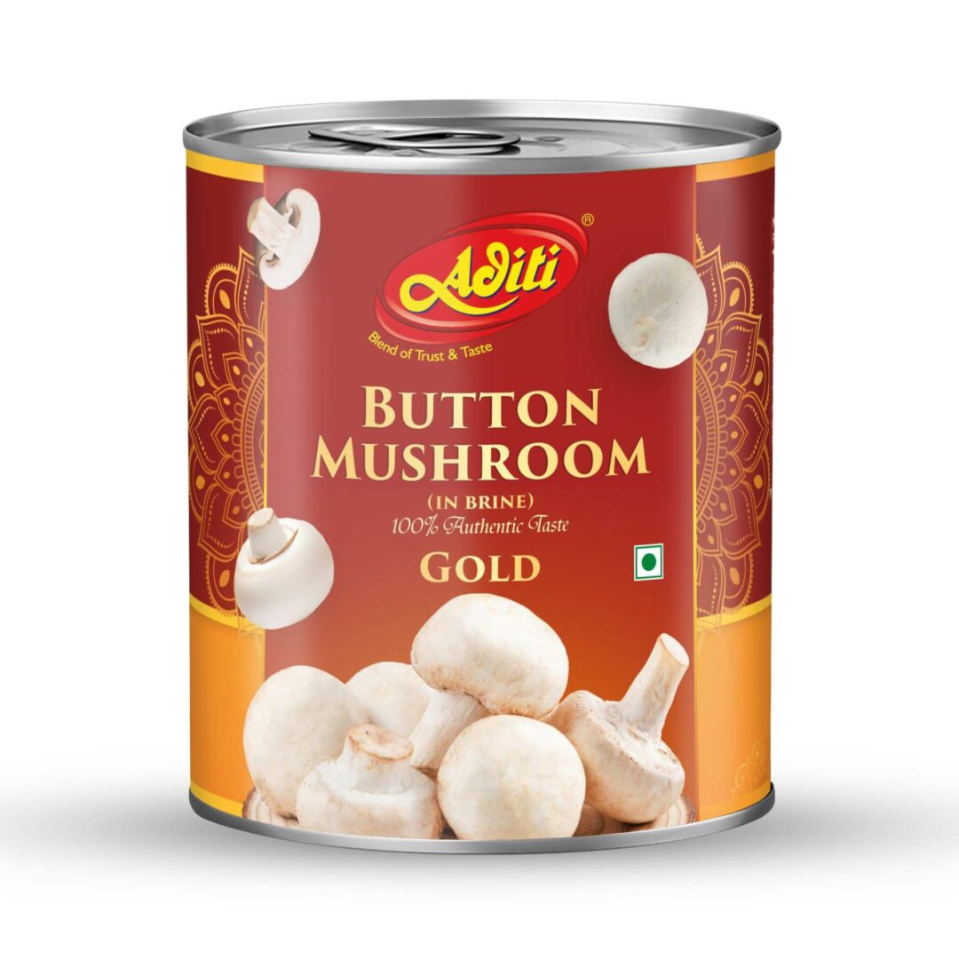 Button Mushroom Gold in Brine 800 gm