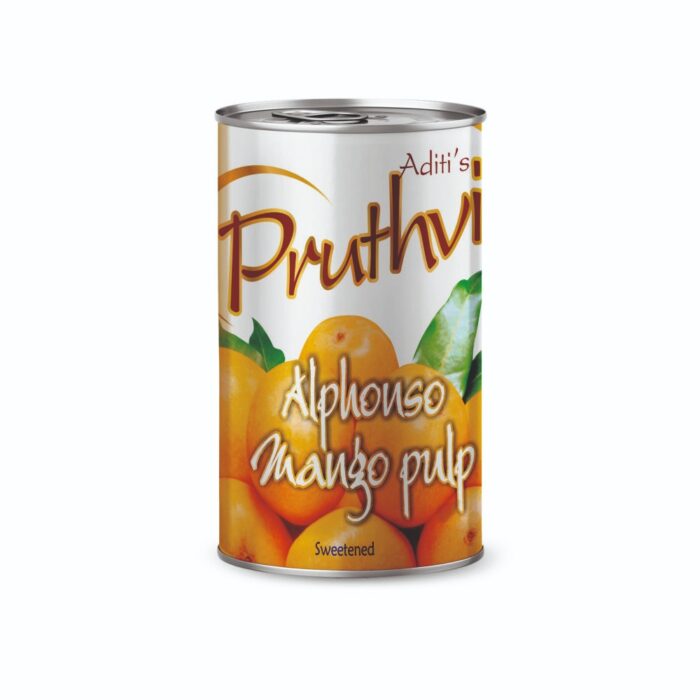 Pruthvi Alphonso Mango Pulp (Sweetened) 450 GM