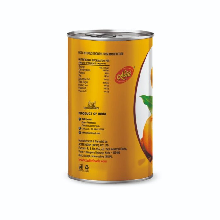 Pruthvi Alphonso Mango Pulp (Sweetened) 450 gm_1
