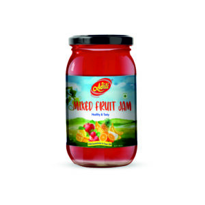 Mix Fruit Jam Glass Bottle