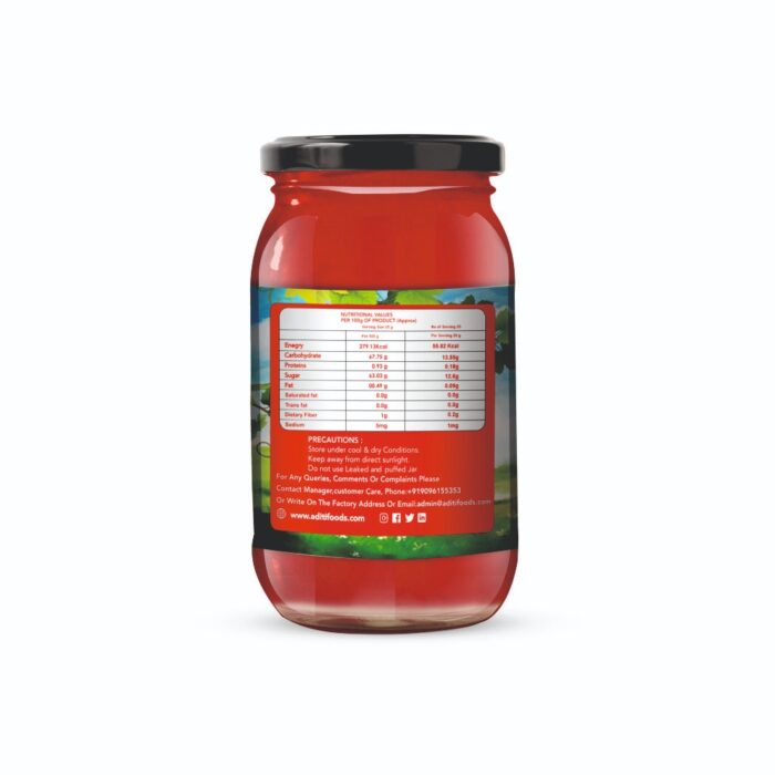 Mix Fruit Jam Glass Bottle 500 gm_1