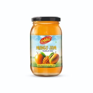 Mango Fruit Jam Glass Bottle 500 gm