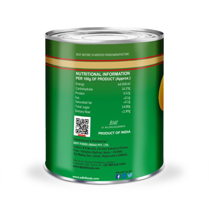 Aditi Totapuri Mango pulp (Natural) 3.1 kg_1