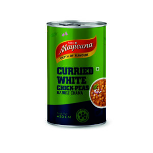 Curried White Chick-peas (Kabuli chana)