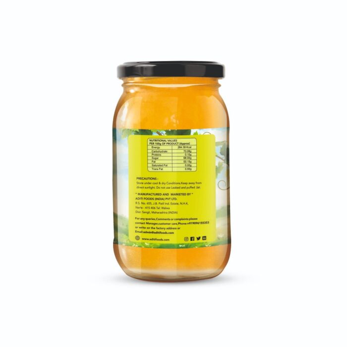 Pineapple Fruit Jam Glass Bottle 500 gm_1