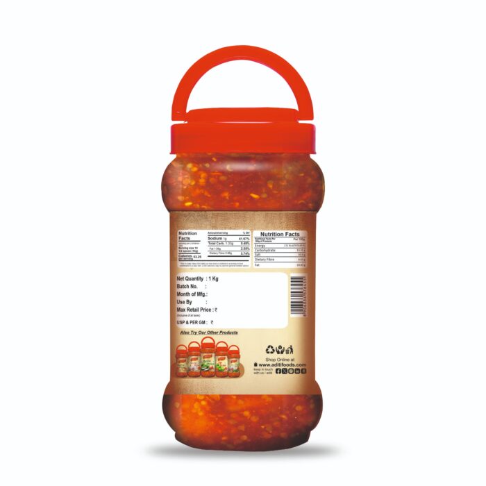 Lime Pickle (Mild) 1 kg_2