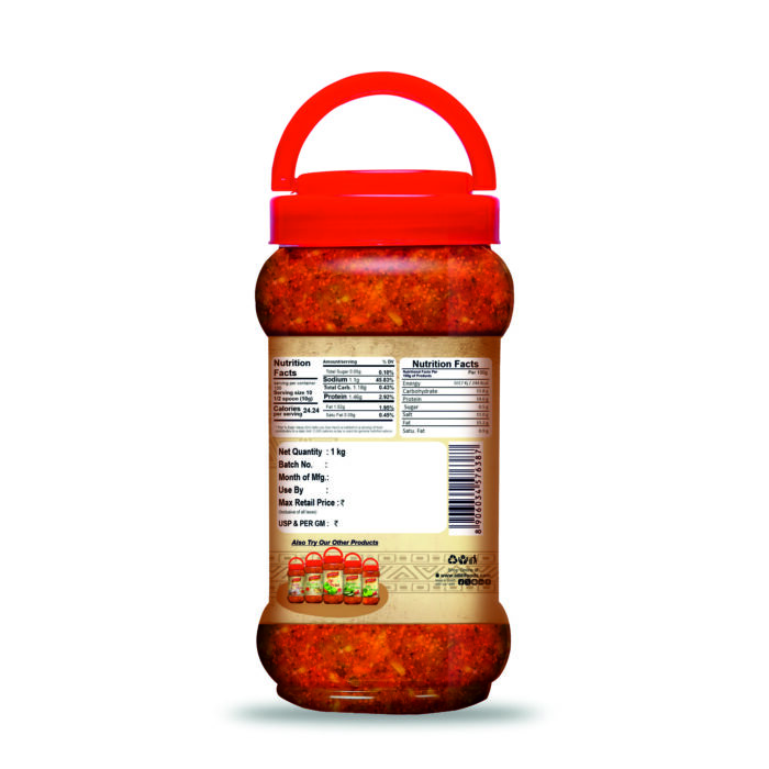 Garlic Chilli Pickle 1 kg_2